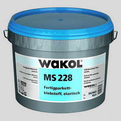 Клей эластичный для инженерной и многослойной паркетной доски WAKOL MS 228 18 кг