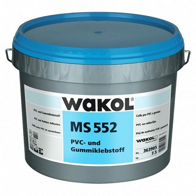 WAKOL Клей MS 552 для ПВХ и резины, 7,5 кг
