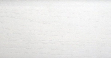 Плинтус шпон  DL 75х16х2400 Белая эмаль